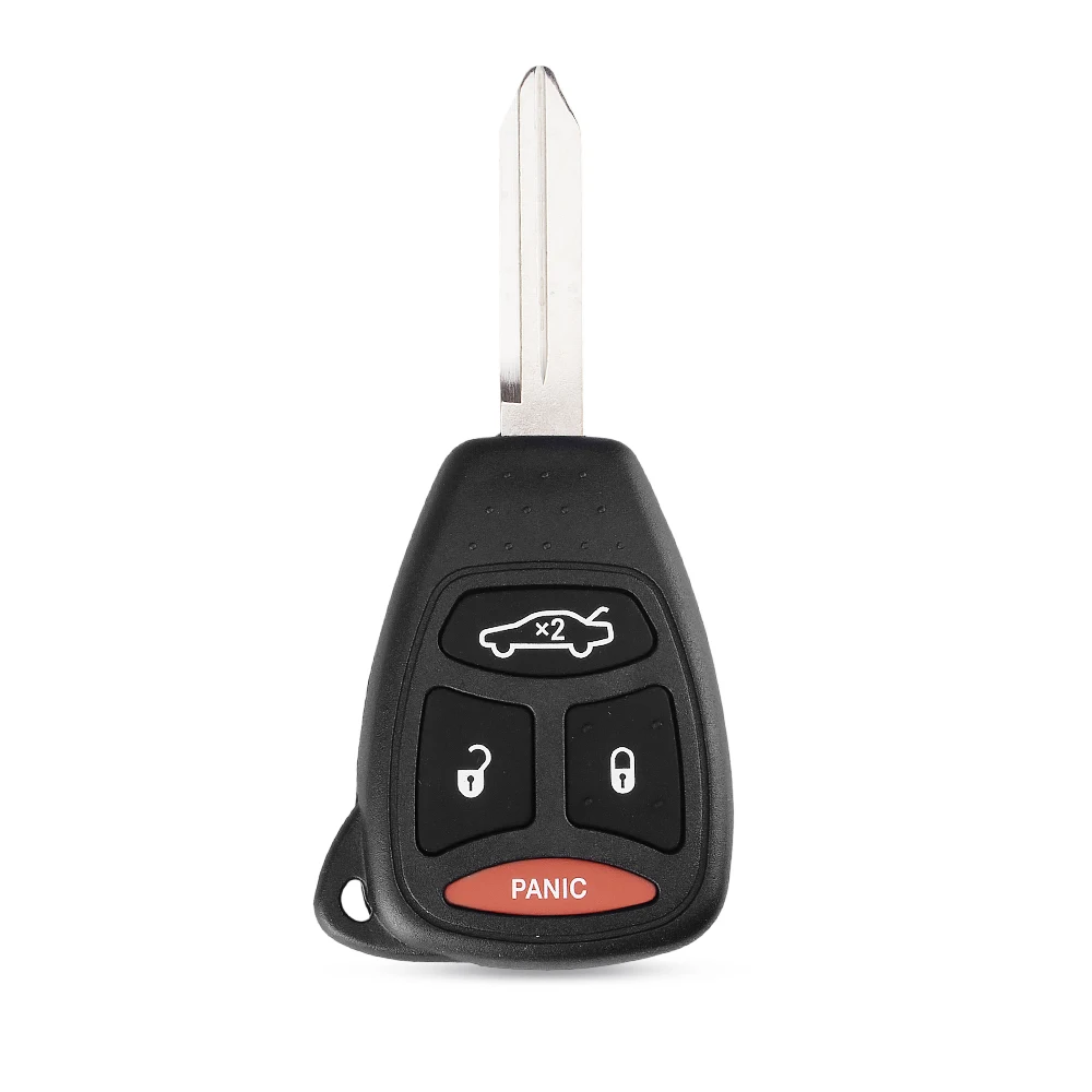 Чехол для дистанционного ключа от машины KEYYOU с 4 кнопками чехол Chrysler 300 Aspen Jeep Dodge