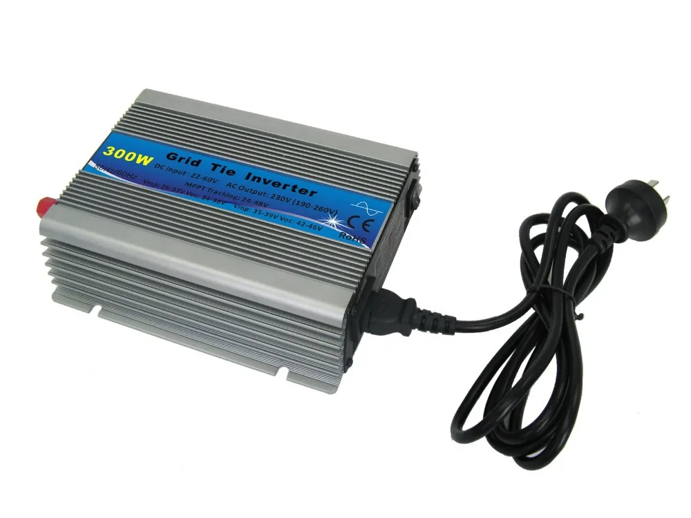 Инвертор солнечной микросети Indoor design 300W с входным напряжением 22-60 В постоянного тока для небольших энергосистем. БЕСПЛАТНАЯ ДОСТАВКА.