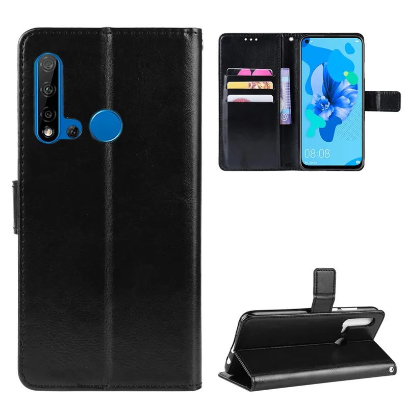 Huawei Nova 5i чехол для Nova5i Чехол кошелек телефона из искусственной кожи на GLK-LX1 с