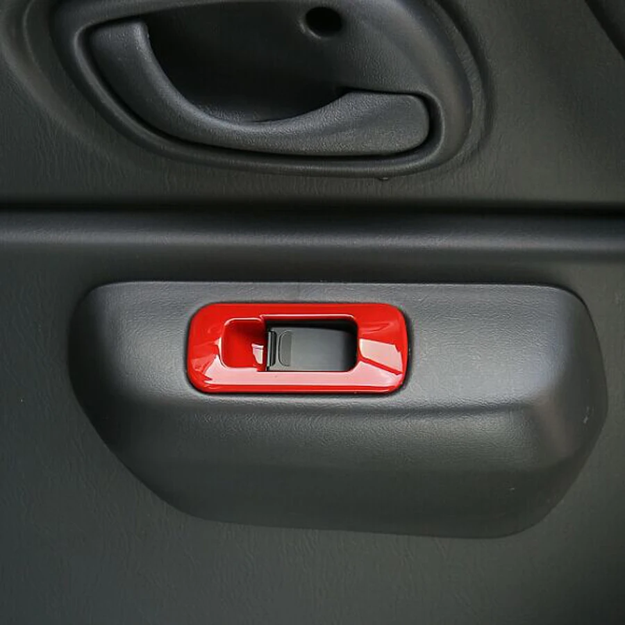 2 шт./компл. хромированные декоративные наклейки на окна автомобиля для Suzuki Jimny 07 up