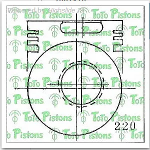 Поршневые STD 94 мм OE 13101 17020 для TOYOTA 1HD (ОДИН НАБОР ДЛЯ 6 ЦИЛИНДРА)|toyota hood|piston stihltoyota watch