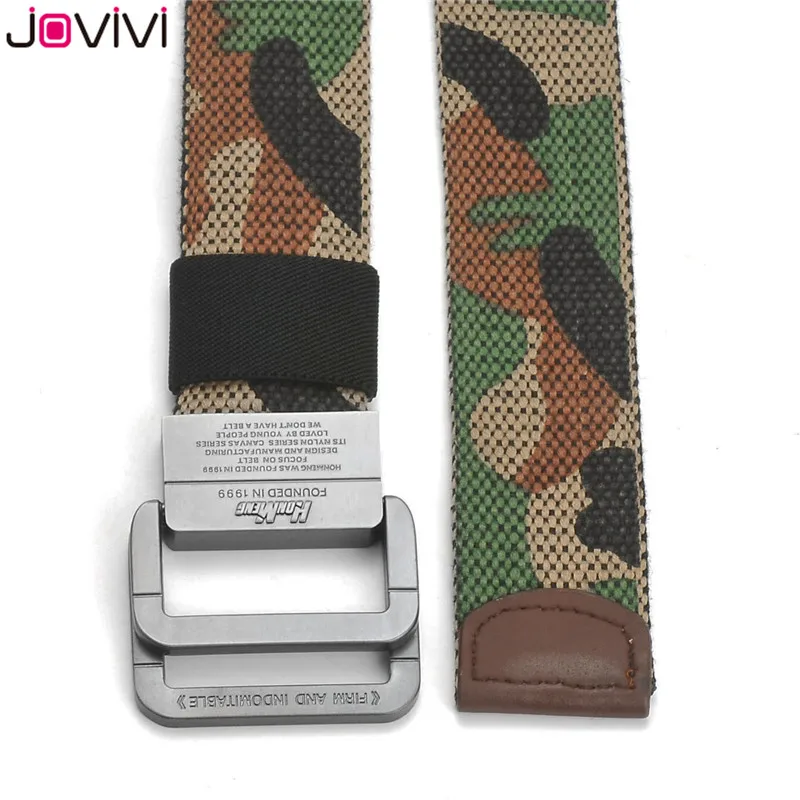 Jovivi 1x мужские и женские брюки ремень из парусины эластичный пояс плетеный с