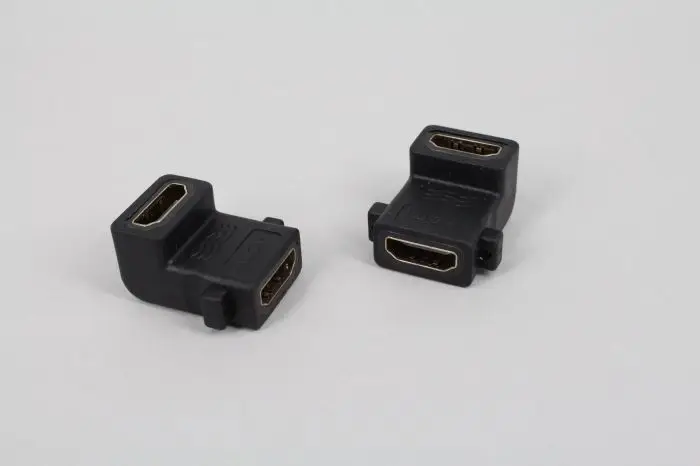 Удлинитель Dinto 10 шт./лот разъем HDMI гнездо-гнездо под углом 90 градусов F/F с