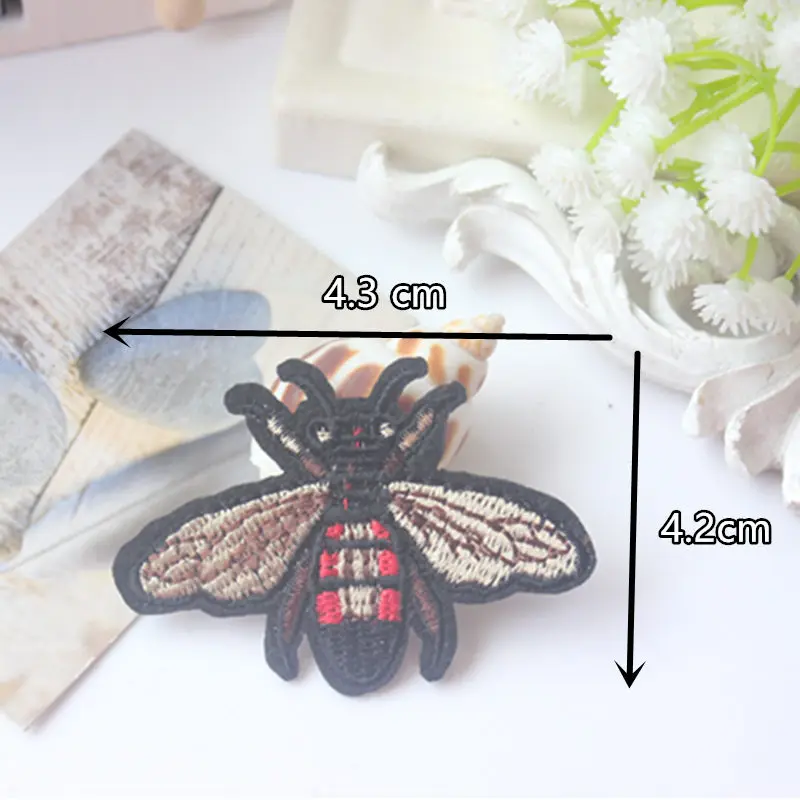 6 шт. патчи в форме сердца с изображением вишни стрекозы павлина|peacock patches|patch ironiron