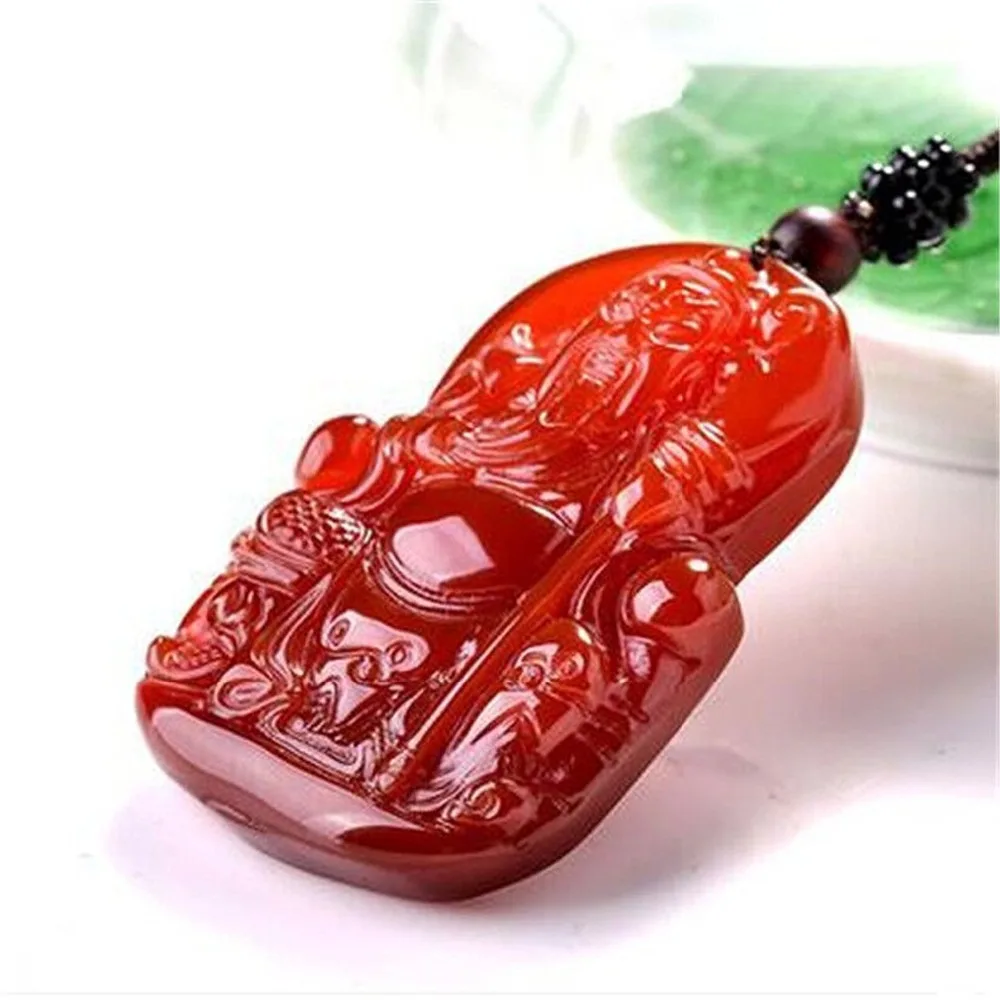 Изящные Ювелирные изделия: Подвеска ожерелье из чистого натурального красного