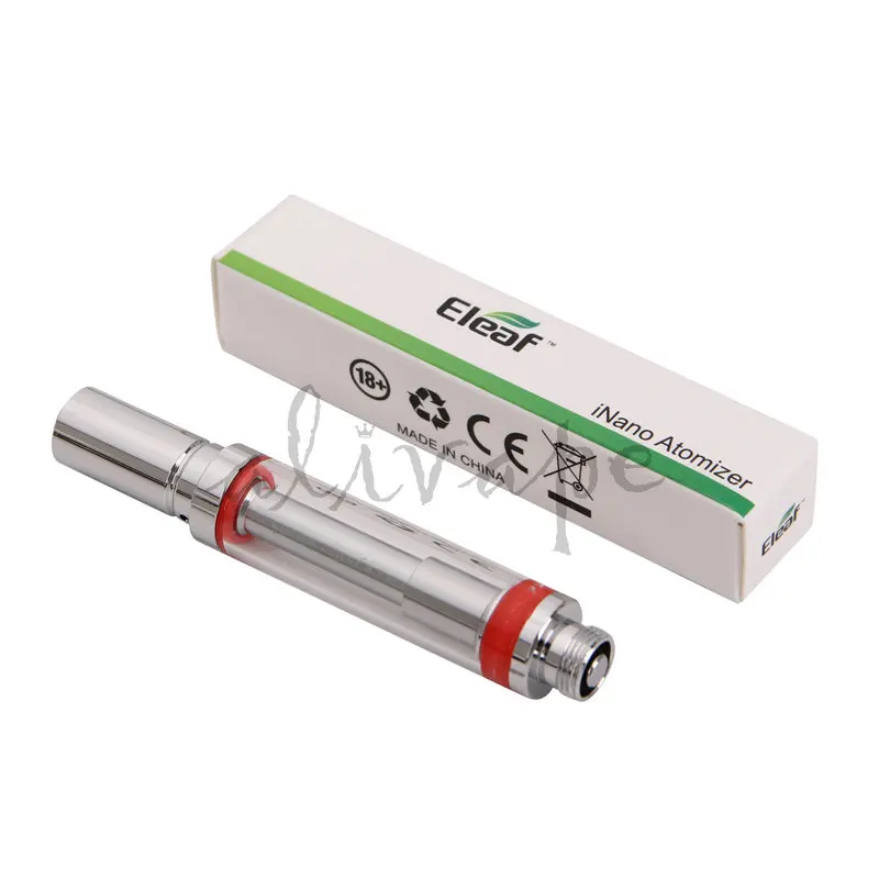 5 шт./лот Оригинал Eleaf iNano Форсунка 0.8 мл Танк Подходит Аккумулятор Vape Elektronik