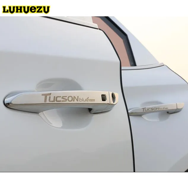 Luhuezu из нержавеющей стали со смарт глазок дверной ручки крышки Накладка для