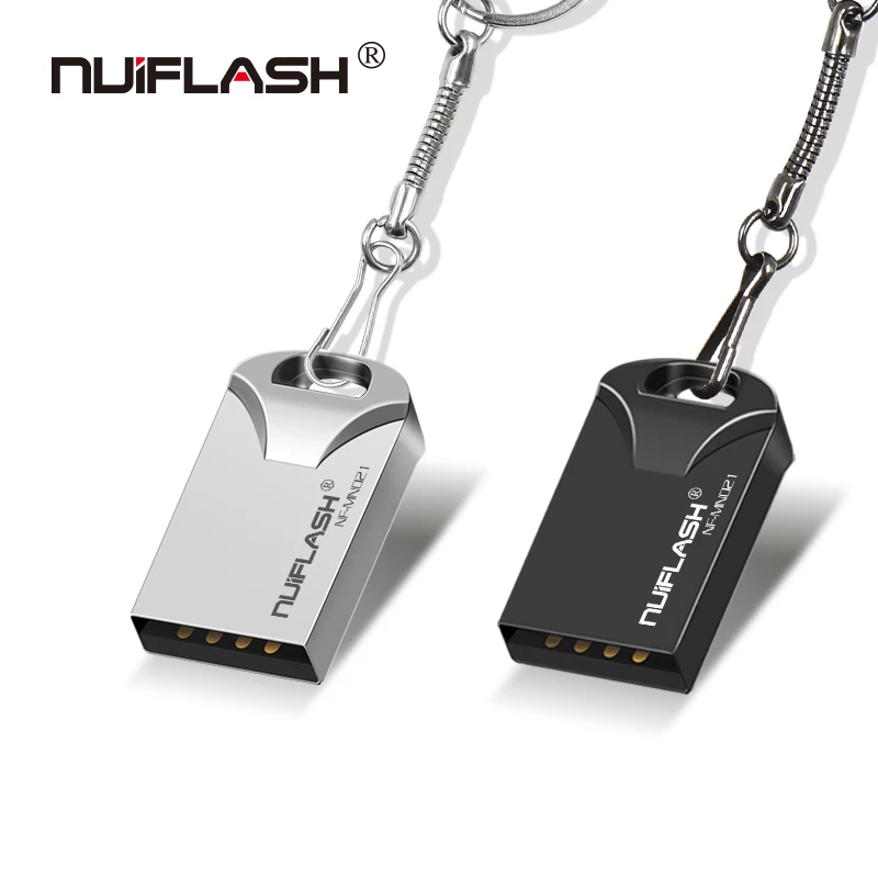 Металлическая USB-флешка объемом 32 ГБ 64 4 8 16 128 металлический U-диск брелок для