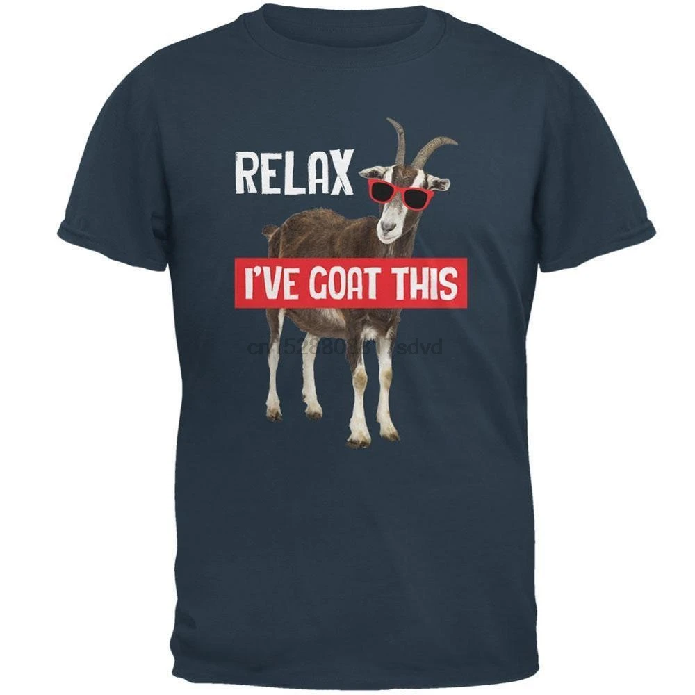 Расслабьтесь IVe Goat Got This Мужская футболка 2019 новая забавная Повседневная Уличная
