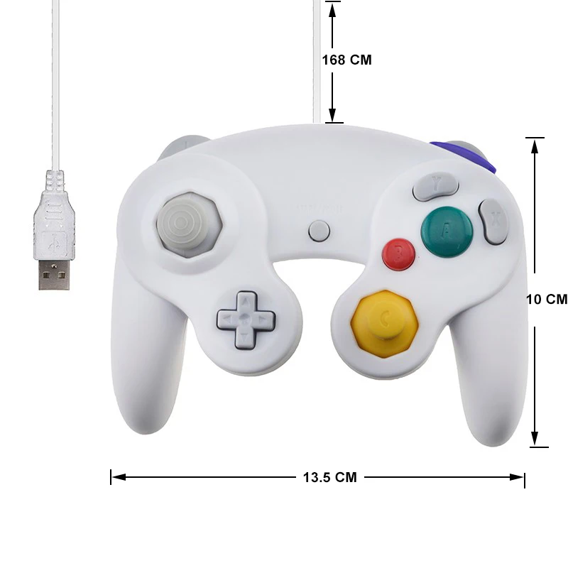 USB проводной контроллер для Gamecube консоли ручной джойстик NGC с usb портом ПК