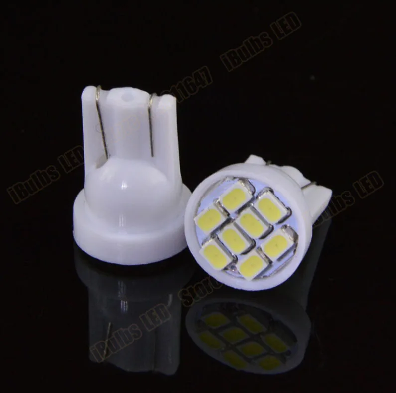 500 шт. супер яркий T10 3020 W5W 1206 8 Smd СВЕТОДИОДНЫЙ Набор светодиоидных ламп в автомобиль 8 светодиодный 8SMD лампы Лампа 194 168 DC12V