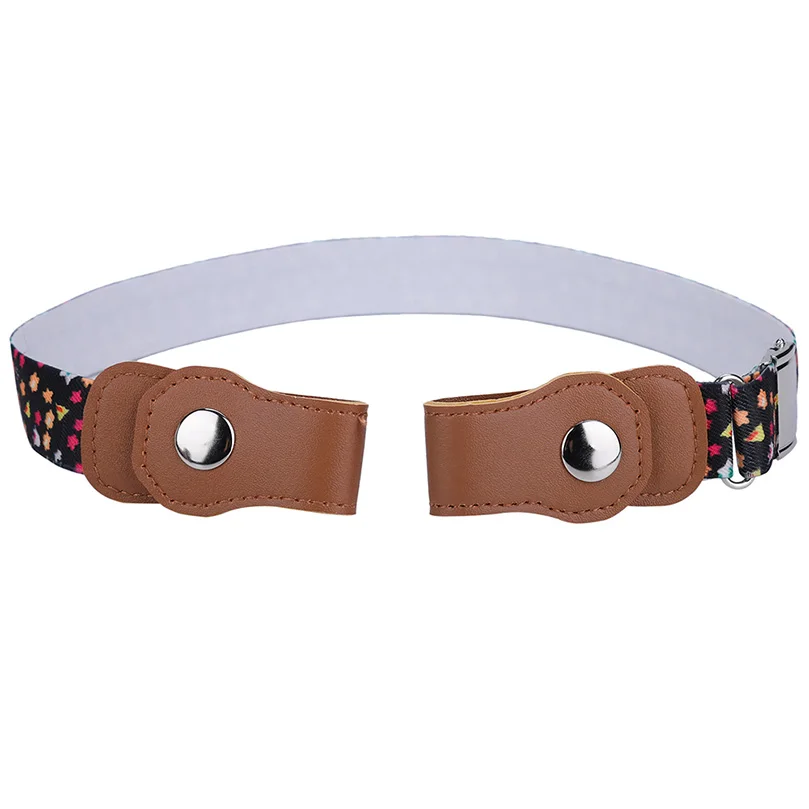 14 AWAYTR No Buckle Easy Elastic Free Adjustable Kids' Belt No Buckle Kids Elastic Free Belts for Toddlers Stretch Belts Boys Girls - Цвет: 14