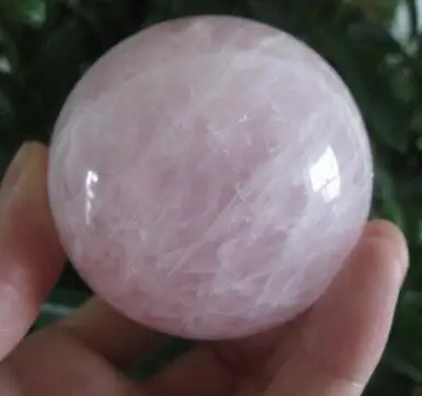 Натуральный розовый кварц хрустальный шар кварцевый healingDiameter64mm|Статуи и