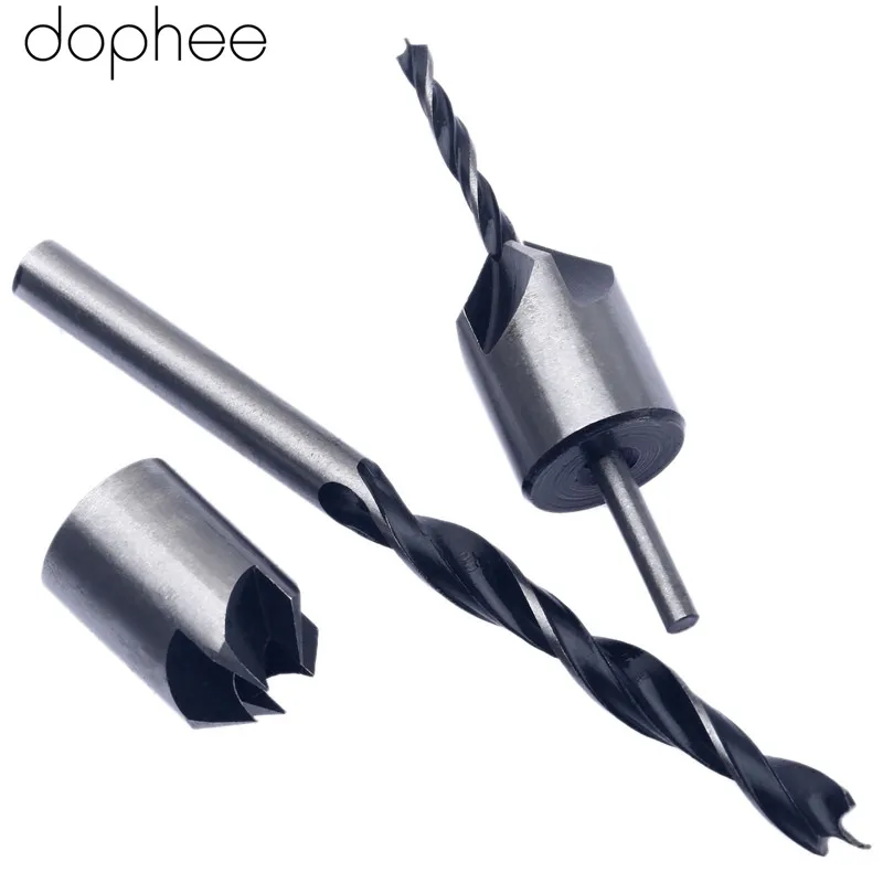 Dophee 4 шт. сверло из быстрорежущей стали инструмент для плотника стальная фреза