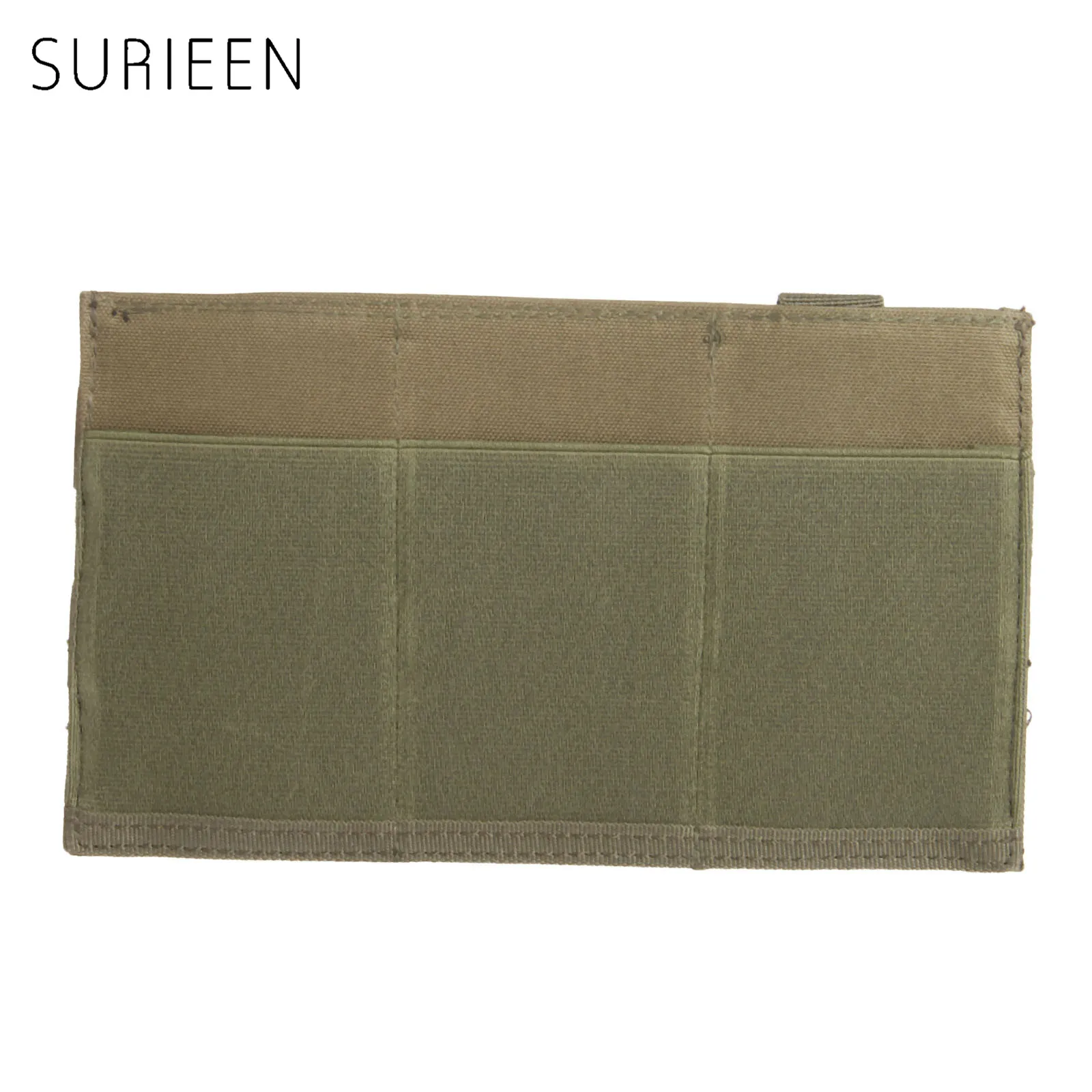 

SURIEEN 1PC Portable Outdoor Hunting MOLLE Quick Release Tactical Triple M4 Magazine Pistol Mag Pouch Bag Holster Elastic Nylon