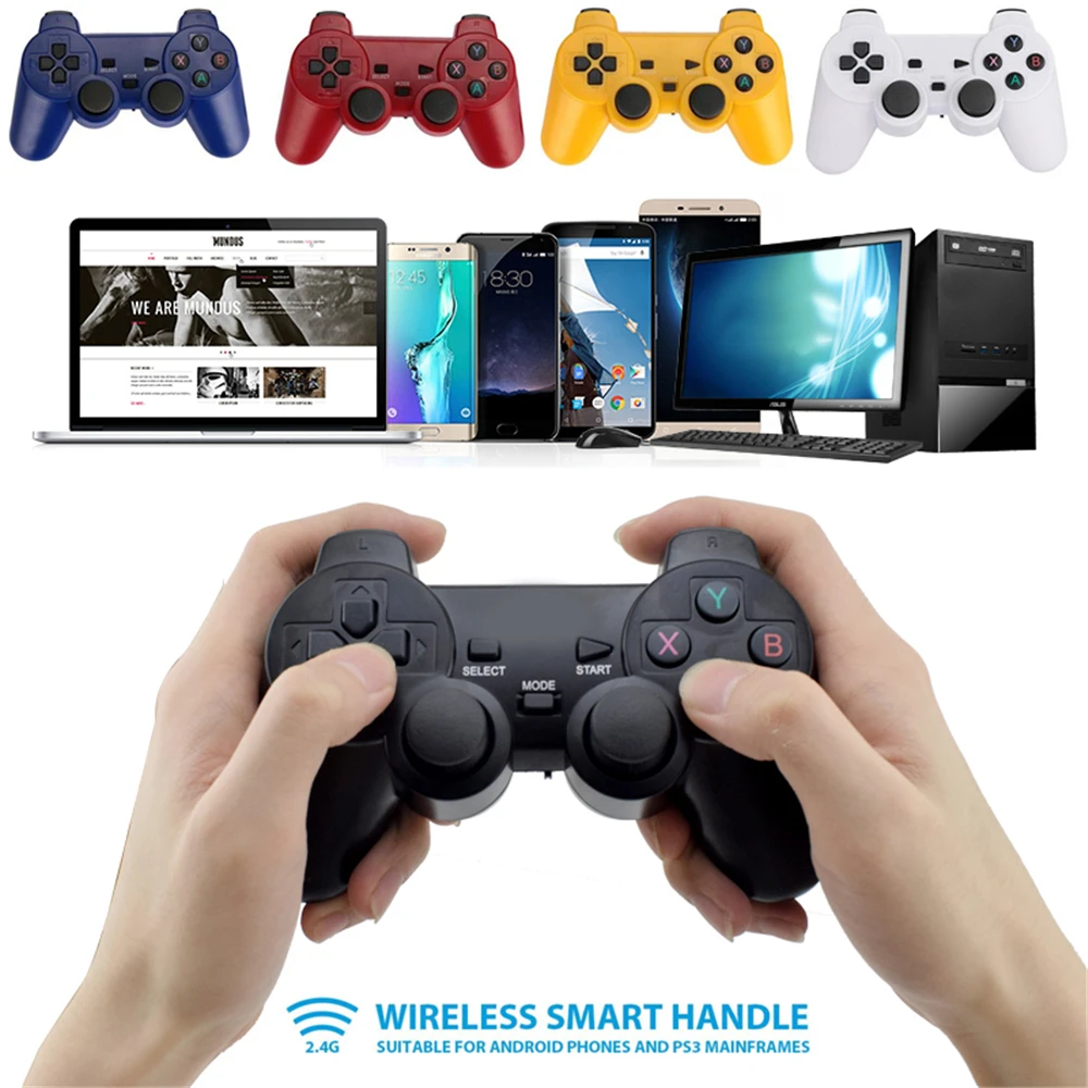 2 4 Ghz USB беспроводной игровой контроллер Джойстик Геймпад для Sony Playstation PS3 игровая