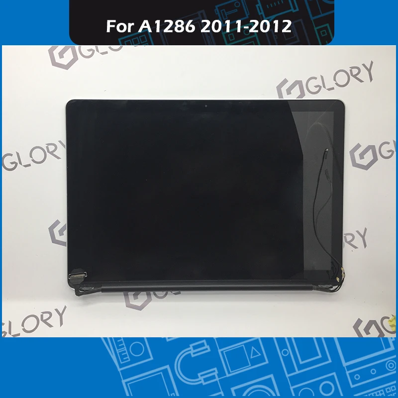 2011 2012 год Новый A1286 ЖК экран полная сборка для Macbook Pro 15 &quotA1286 дисплей MC721 MC723 MD318 MD322
