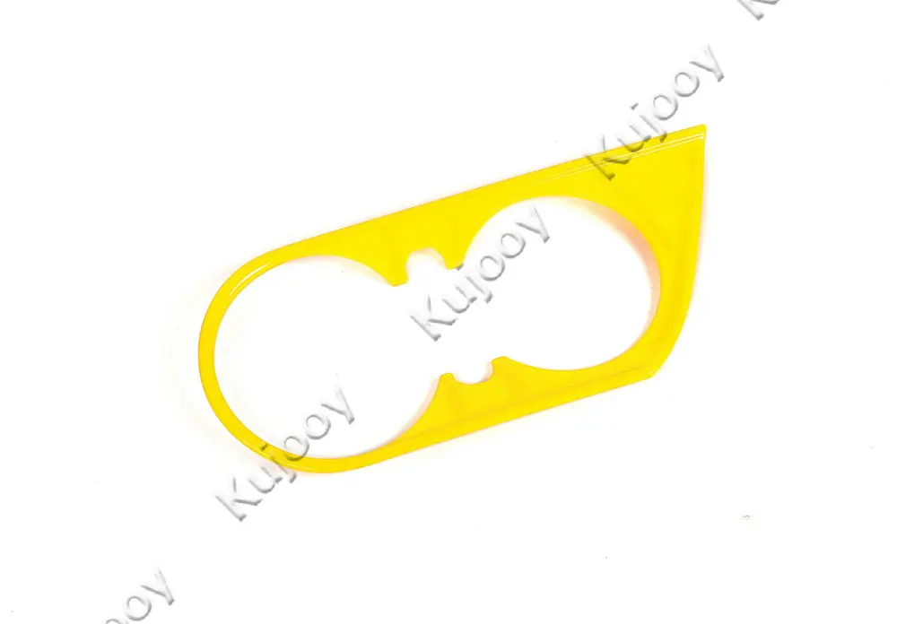 

Yellow/ Red/ Blue/ Matt/ Chrome ABS Car Front Cup Water Holder Cover Trim Panel Frame Car Styling For Chevrolet Camaro 2017+