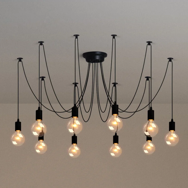 Промышленный винтажный подвесной светильник в стиле ретро лампа лофт для