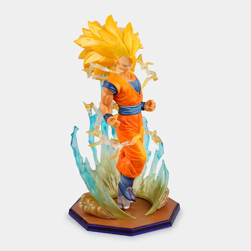 Оригинальная коробка Dragon Ball Z фигурку Сон Гоку Супер Saiyan 3 Figuarts ПВХ Модель DragonBall
