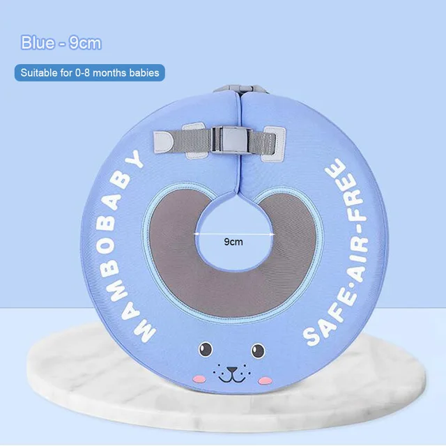 9cm blue UPF 50 Mambo детский плавающий круг для плавания с защитой от ультрафиолета детский плавающий с навесом без необходимости надувной шеи плавающий тренажер для плавания - Цвет: 9cm blue
