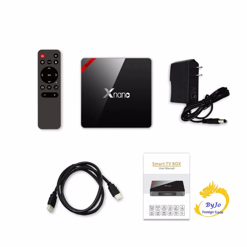 Xnano Android 6 0 TV Box Amlogic S905X четырехъядерный ARM Cortex A53 Top X96 Pro blueteeth box | Электроника