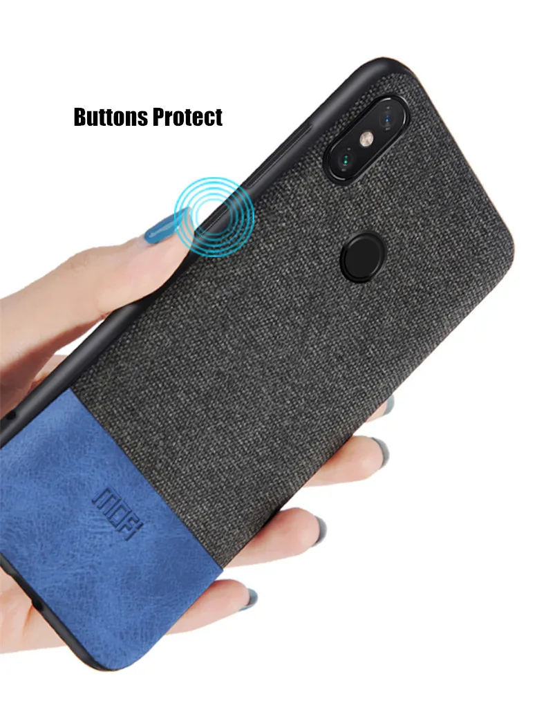 Чехол для Xiaomi Redmi Note 6, чехол для note6, глобальная версия, задняя крышка, силиконовый тканевый чехол с краями, чехол для MOFi Redmi note 6 pro, чехол