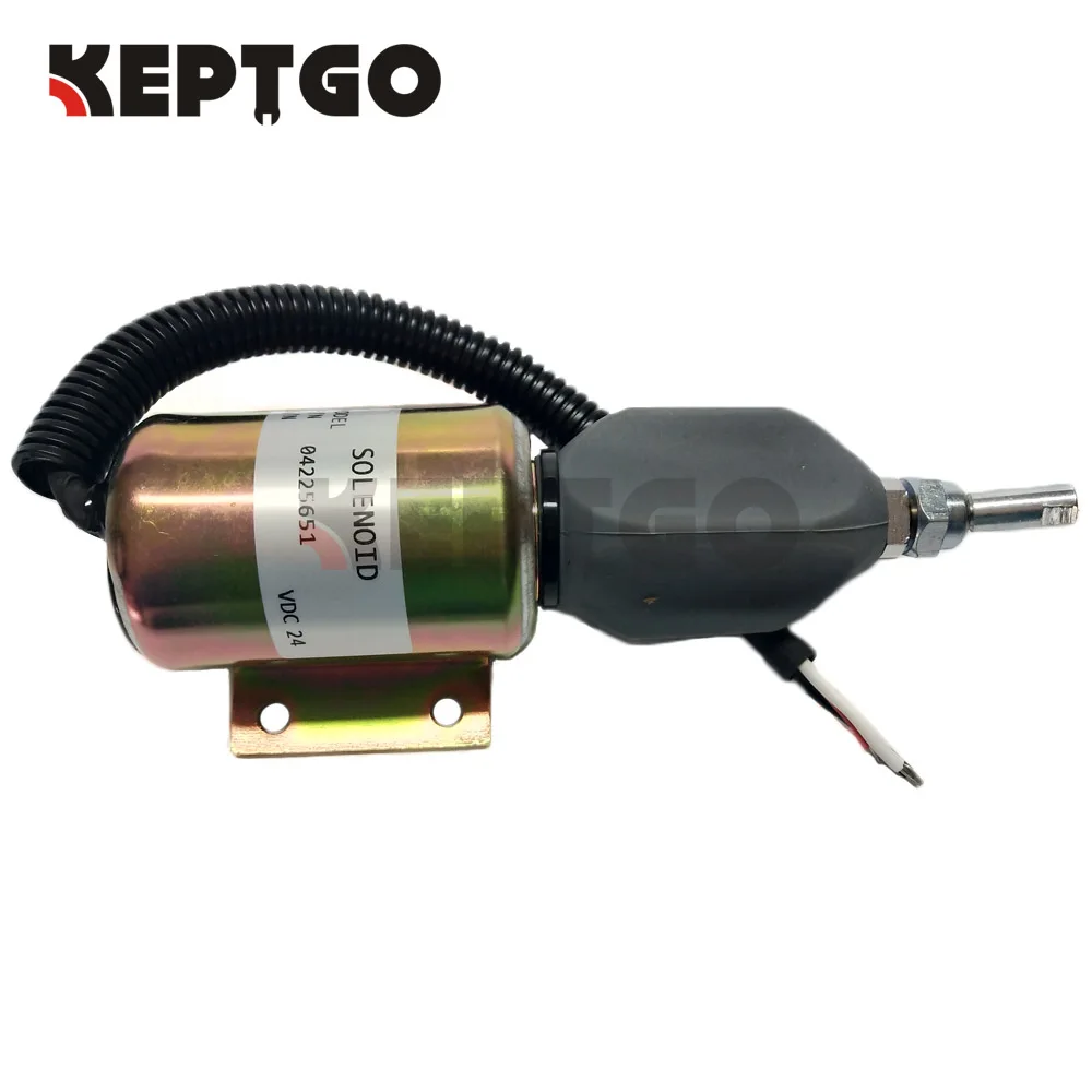 24V Стоп соленоид значение 2001ES 24 04225651 04262377 для Deutz BF6M1015 BF8M1015|Детали генератора и