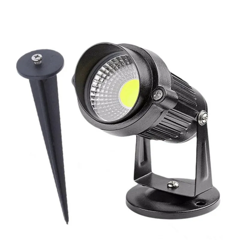 COB 10W Outdoor Garden Light LED Lawn lamp Waterproof Flood Spot Warm Cool White Led Spike Lawm DC12V/AC85-265V | Лампы и освещение