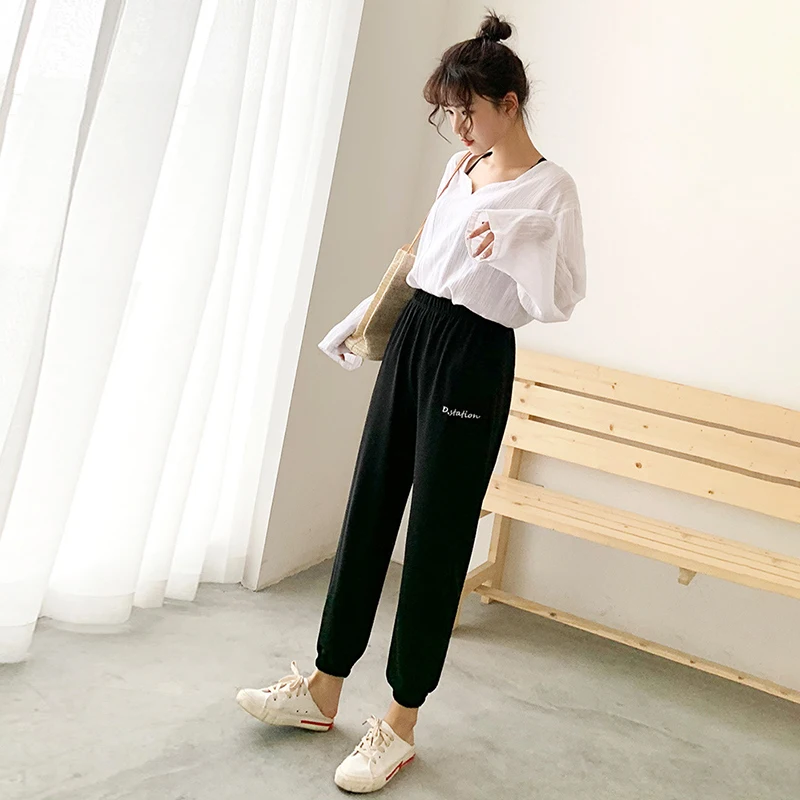 Женские свободные повседневные штаны Broek Dames спортивные домашняя одежда пижамные