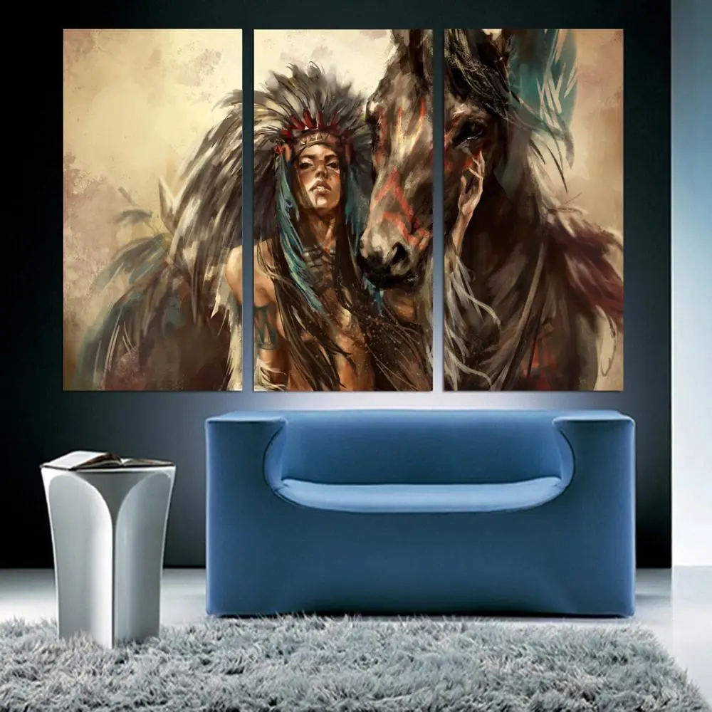 

Drop shipping 3 Panel printed painting Abstract painting Wall Art Picture Home Decoration Living Room Modern painting LS564