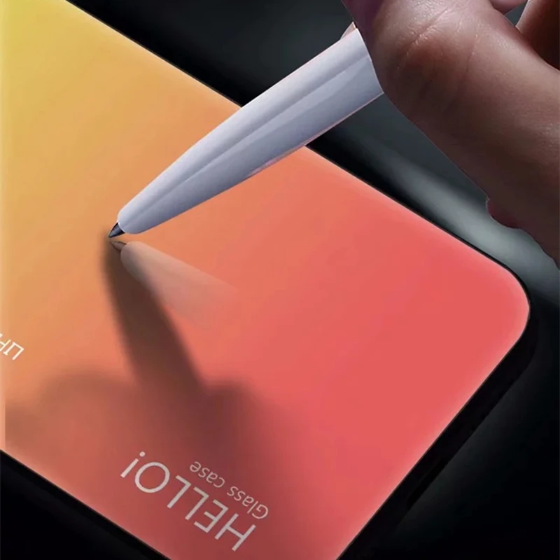 Модный градиентный чехол Aurora для Xiaomi 8 SE Lite Mix 2 2S 3 Max 2, цветная задняя крышка из закаленного стекла для Redmi S2 6A Note 7 6Pro