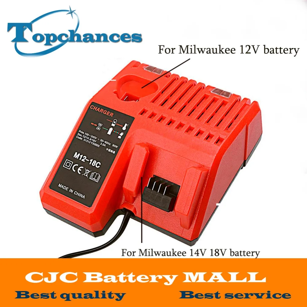 Высокое качество HOT M12 M18 быстрой замены Зарядное устройство 18Fc 12V 18V Xc li ion 2 в 1 для