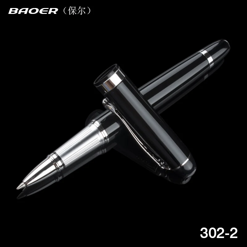 Полностью металлическая шариковая ручка Baoer 302 0 5 мм средняя заправка