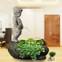 european home decoration humidifier water fountain decoration fish tank ornament lucky decoration european ornaments gift