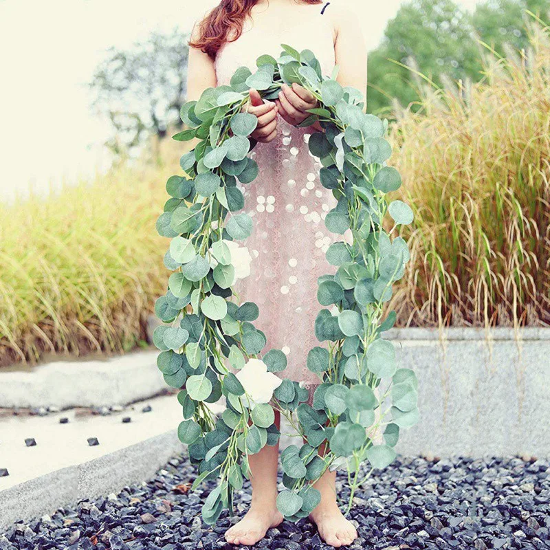 Искусственные листья эвкалипта искусственные растения для украшения стен