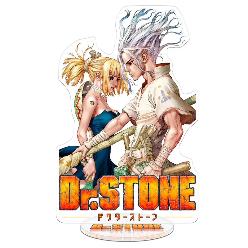 Красочные Аниме фигурки Dr.STONE игрушка двухсторонняя пластиковая