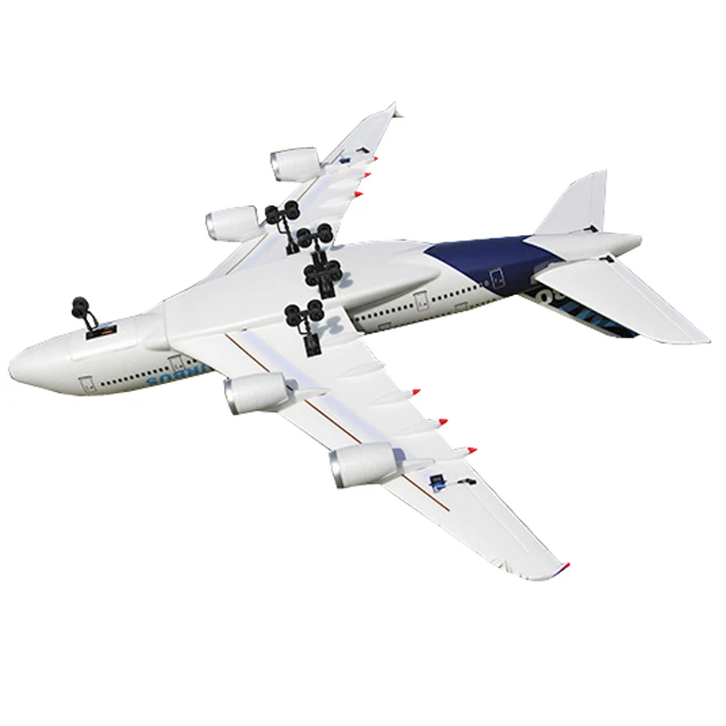 RC самолет Аэробус A380 4CH 55 см EDF 2 4 г радио Управление самолета приводимого в
