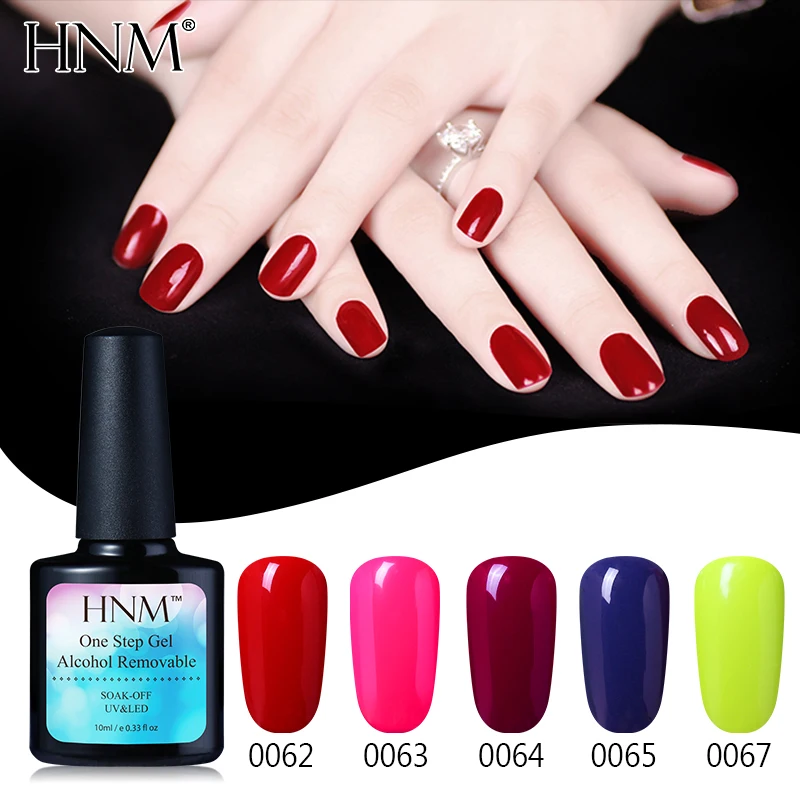 HNM 10 пилка для ногтей Полупостоянный 3 в 1 Lucky Gellak спирте Съемный один шаг лаковый