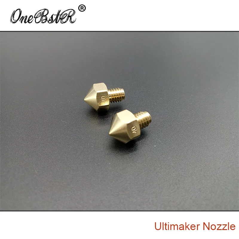 2 шт./лот Ultimaker экструдер сопло 1 75/0 4 мм печатающая головка надпись поверхности 3D