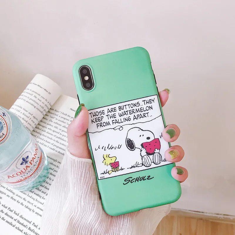 Amusing cartoon case for iphone XS MAX 7 8 Plus Cartoon soft X XR 6s cover |