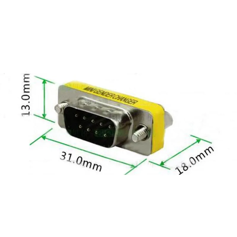2 шт. RS232 мужчин и женщин Серийный адаптер COM 9 контактам|adapter|adapter femaleadapter terminal |