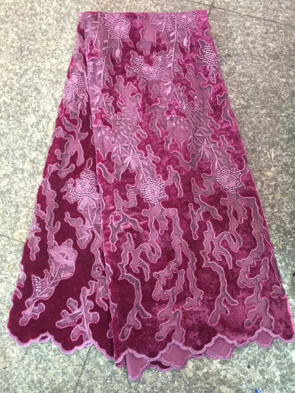 

French Lace Fabrics 2018 Hot Sale Cheap Velvet Nigerian Net Laces Fabric High Quality African Velvet Lace Fabric For Women CDF