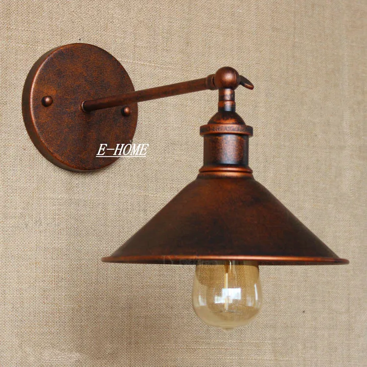 American minimalist industrial style retro gold bronze decoration old corridors before the mirror wall lamp loft | Лампы и освещение