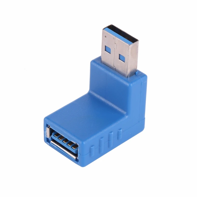 USB 3.0 L Shape Converter Adapter Male to Female 90 Degree Angle Plug Up Down Design For Laptop PC A09 | Электроника