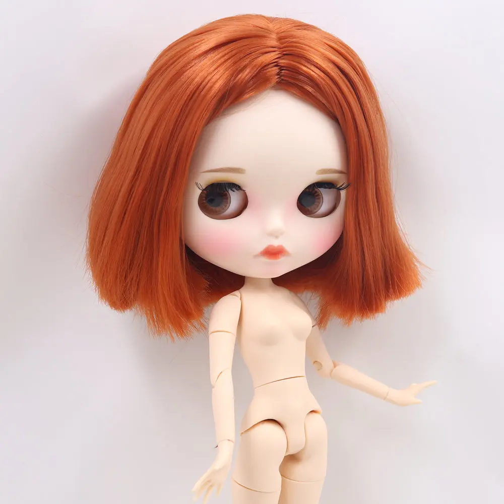Кукла ICY DBS Blyth No. BL232 красновато коричневые волосы резные губы матовые