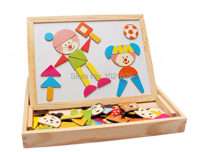 Free shipping Learning&ampEducational Magnetic Jigsaw Puzzle Children's Toy | Игрушки и хобби