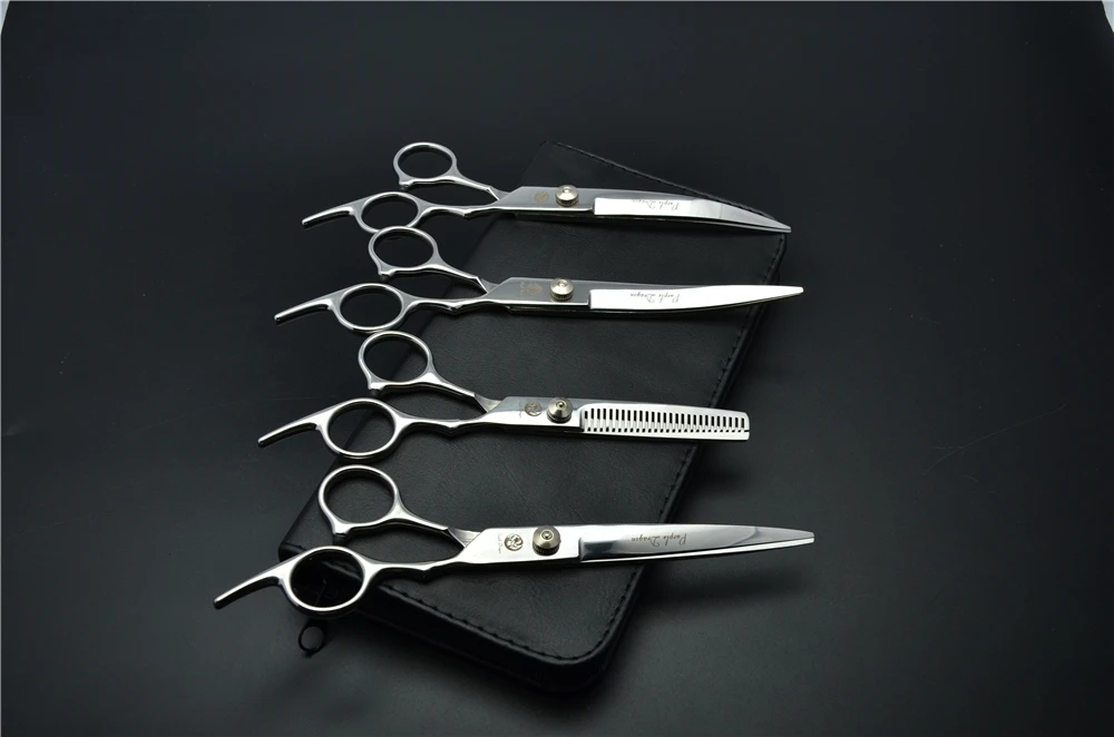 4 шт. профессиональные ножницы для стрижки и филировки домашних животных 7 0 дюйма