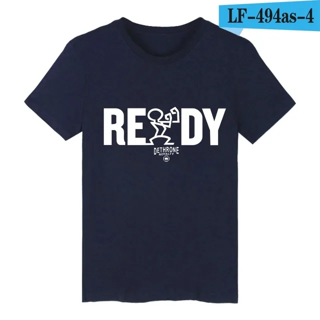 navy blue Dethrone Conor McGregor Dublin футболка для мужчин, модная мужская футболка с коротким рукавом, брендовая качественная хлопковая футболка, топы, быстрая - Цвет: navy blue