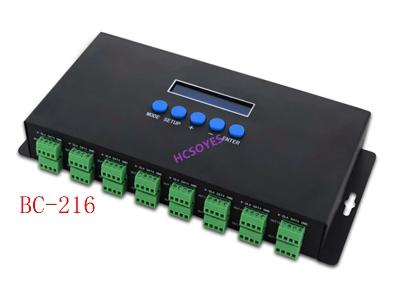 BC 216/BC 204 680 пикселей * 4CH led контроллер Artnet для SPI/DMX Pixel Light 340 16CH + два порта